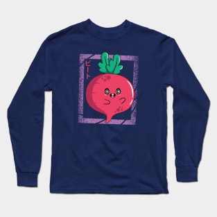 Kawaii Beet Long Sleeve T-Shirt